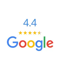 Google rating 4.4 stars for QuickCarHQ's airport transfer services.