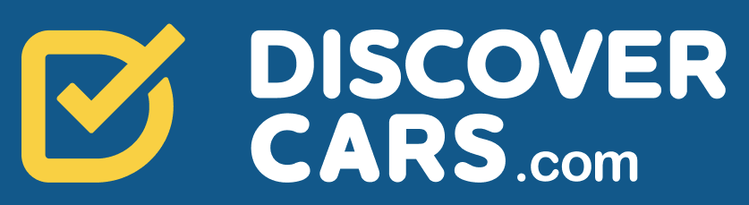 DiscoverCars.com logo - your go-to platform for car rental deals worldwide.