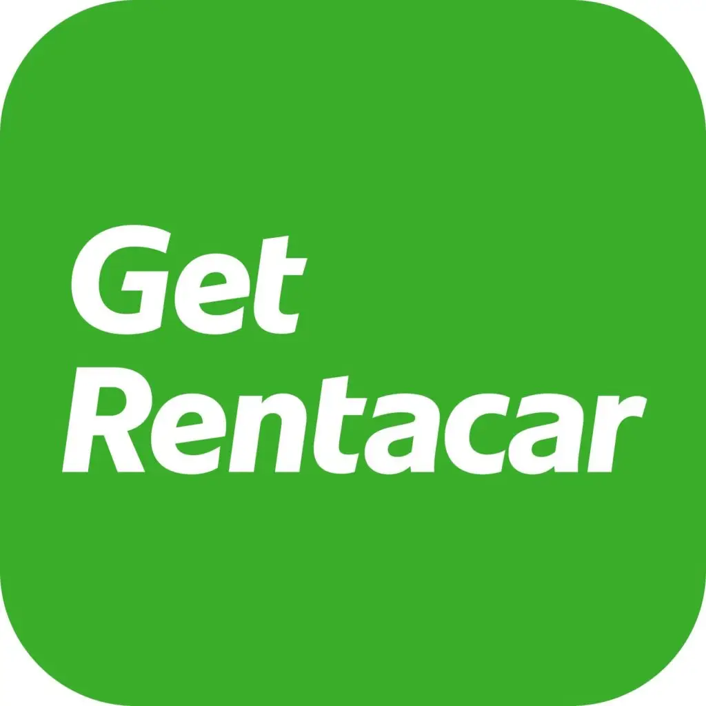 GetRentacar logo - affordable car rental platform for worldwide travelers.